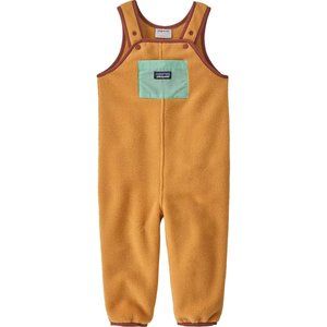 12-18M Patagonia Baby Synchilla Fleece Overalls in Gold